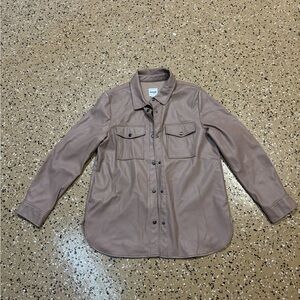 Kensie Women's Light Brown Leather Jacket